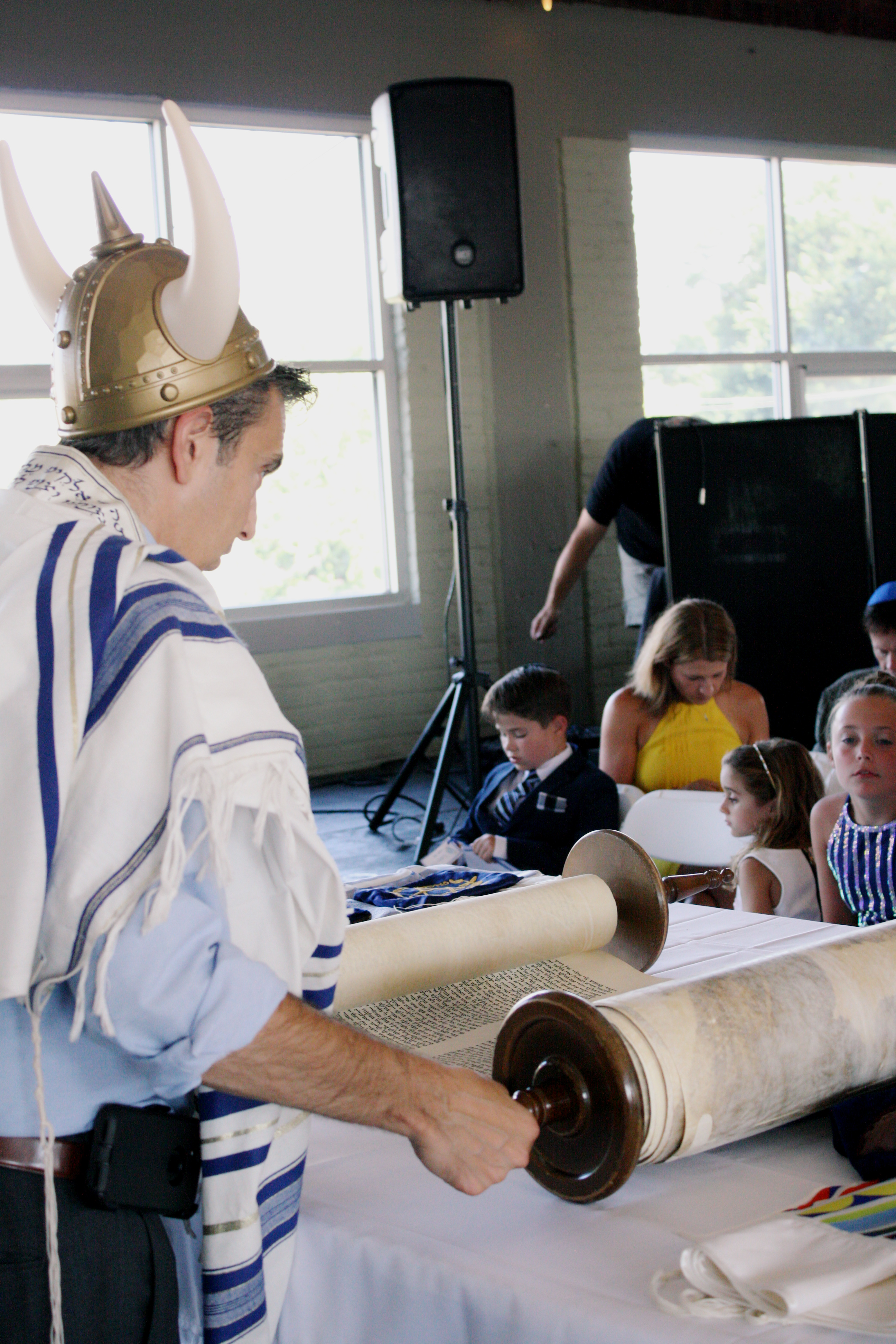 Torah and Brunhilde Hat
